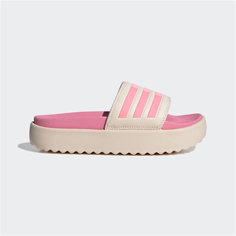 adidas adilette slippers dames|adidas pink adilette slides.